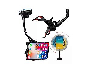 SUPORTE PARA CELULAR GPS COM HASTE FLEXIVEL  (SP-T20) EXBOM