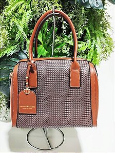 Bolsa Feminina de Mão Baú Trançado