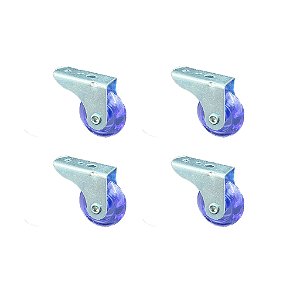 Rodinha Rodizio Fixo Sofá Retrátil Anti Risco 38mm - Unidade