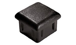 Ponteira Interna 30x30mm Preto - Kit com 500 unidades
