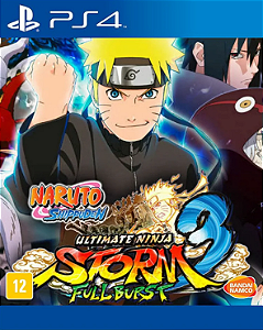 Naruto Shippuden: Ultimate Ninja Storm 3 Full Burst PS4 PSN Mídia Digital
