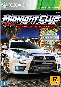 Midnight Club Los Angeles Xbox 360 Mídia Digital