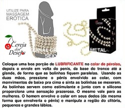 COLAR DE PÉROLAS PARA MASSAGEM