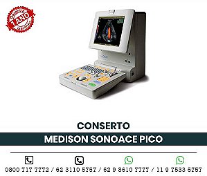 CONSERTO ULTRASSOM PORTATIL MEDISON SONOACE PICO