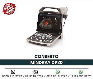 CONSERTO ULTRASSOM PORTATIL MINDRAY DP30