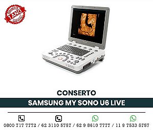 CONSERTO ULTRASSOM PORTATIL SAMSUNG MEDISON MY SONO U6 LIVE