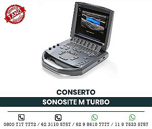 CONSERTO ULTRASSOM PORTATIL SONOSITE M TURBO