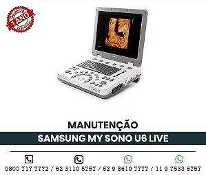 MANUTENCAO ULTRASSOM PORTATIL SAMSUNG MEDISON MY SONO U6 LIVE