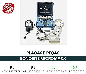 PLACAS PECAS ULTRASSOM PORTATIL SONOSITE MICROMAXX