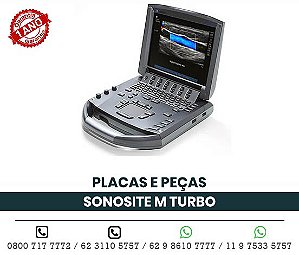 PLACAS PECAS ULTRASSOM PORTATIL SONOSITE M TURBO