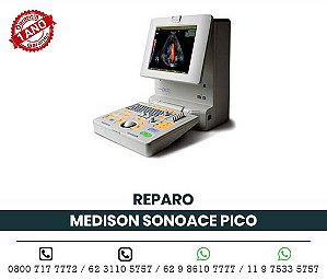 REPARO ULTRASSOM PORTATIL MEDISON SONOACE PICO