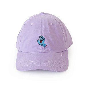Boné Santa Cruz Dad Hat Screaming Hand - Lilás