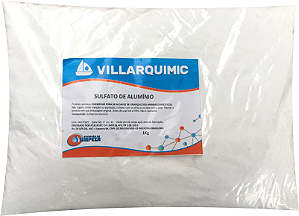 SULFATO DE ALUMÍNIO - VILLARQUIMIC 01KG