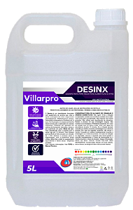 DESINX 5 LITROS - DESINFETANTE PARA INDÚSTRIAS ALIMENTÍCIAS E AFINS