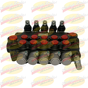 COMANDO HIDRÁULICO 05 ALAVANCAS - 40 LTS - MONOBLOCO