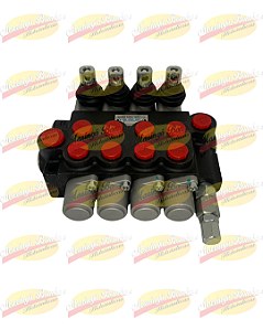 COMANDO HIDRÁULICO 04 ALAVANCAS - 40 LTS - MONOBLOCO