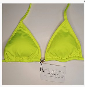 Top Basic Bronze com Bojo Removível - amarelo neon ( Tonalidade Diferente)
