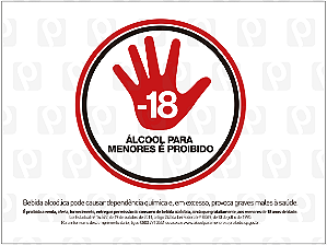 Placa Venda de Bebida Alcoólica 30x20 cm