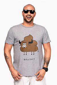 Camiseta Bullshit - cinza