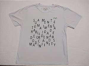 Camiseta Caos - branca