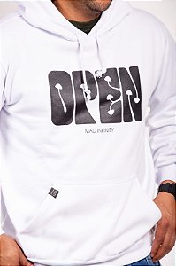 MOLETOM OPEN BRANCO