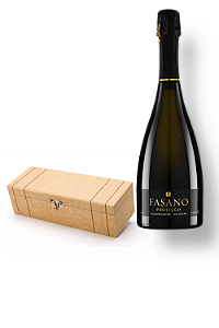 Kit Caixa de Madeira + Fasano Prosecco di Valdobbiadene Superiore DOCG - 750ml