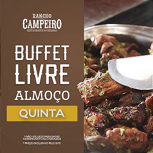 Buffet Livre Almoço - Quinta Feira
