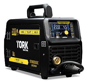 Máquina de Solda Inversora MIG Sinérgico 200 Amperes TOUCH 200S BV Tork Solda