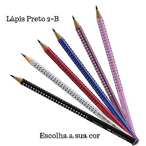 Lápis Preto Nº 2=B Eco Grip 2001 Faber-Castell