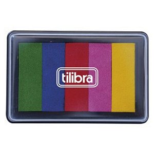 Carimbeira Degradê Colors 5 Cores Tilibra