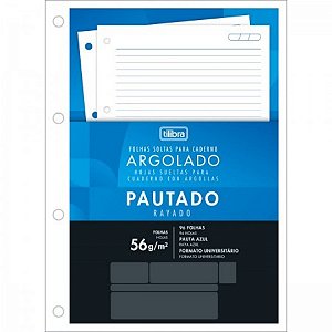 Refil Tiliflex Folhas Soltas Caderno Argolado Univ 96f