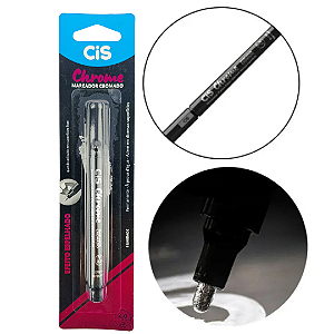 Marcador Cromado Cis Chrome 2.0mm Efeito Espelhado