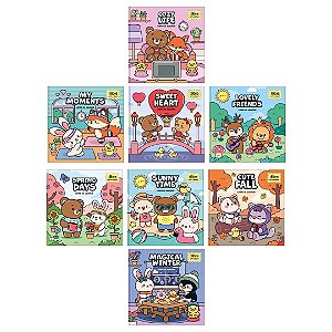 Livro de Colorir Tilibra Cute&Relax 46 folhas