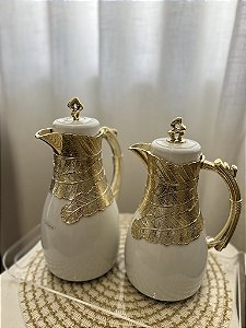 Garrafa térmica luxo Penas 1 litro