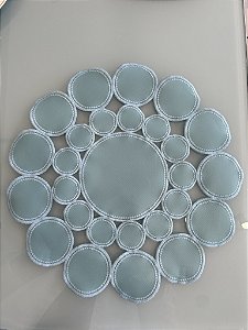 Conjunto americano 6 peças  esferas azul avulso