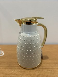 Garrafa térmica luxo Manu bolinha 1 peça 1 litro