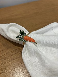 Conjunto Porta guardanapo Cenoura Páscoa 6 peças