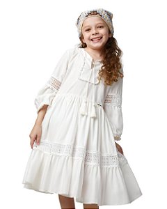 Vestido Areia M/l Kids