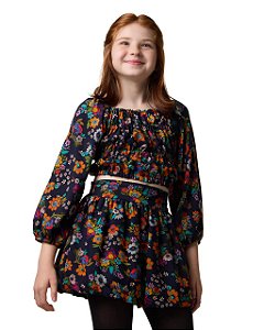 Conjunto Bubble Floral Vintage