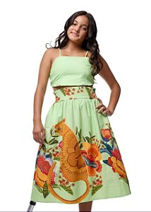 Conjunto Saia E Top Dona Onça