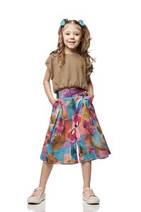 Maxi Pantacourt Com Top Uva