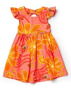 Vestido Flor De Morango