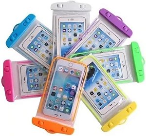Bolsa Case Prova Dágua Celular Universal Impermeável Oferta