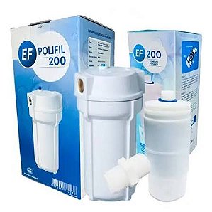 Filtro Ef Polifil 200 Branco de Água Portátil