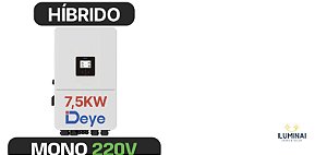 INVERSOR DEYE MONO HIBRIDO 7,5KW 220V 2MPPT