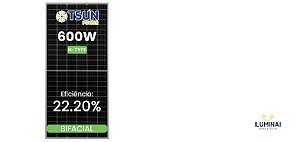 MODULO 600W N-TYPE TSUN BIFACIAL 30MM