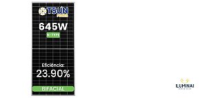 MODULO 645W N-TYPE TSUN BIFACIAL 30MM