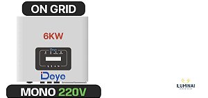 INVERSOR DEYE AFCI MONOFASICO 6K ON GRID 220V 2MPPT