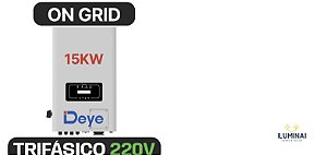 INVERSOR DEYE AFCI 15KW ON GRID 220V 2MPPT