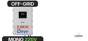 INVERSOR DEYE OFF-GRID 3,6KW 220V 2MPPT